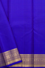 Blue Pure Zari Jacquard Kanjivaram Silk Saree 10062463