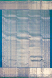 Green Bridal Kanjivaram Pure Zari Silk Saree 10072863