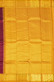 Maroon Pure Zari Kanjivaram Saree 10074762