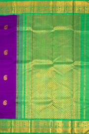 Purple Pure Zari Kanjivaram Saree 10074767