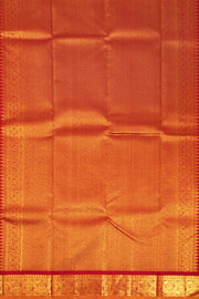 Blue Kanjivaram Pure Silk Saree with Contrast Pallu 10074782