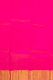 Deep Carmine Pink Bridal Kanjivaram Silk Saree 10075536