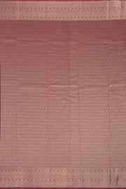  Solid Gray Kanjivaram Vegan Silk Saree 10075589