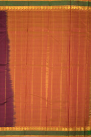  Wine Red Kanjivaram Silk Saree 10075608