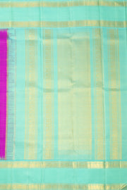 Barney Purple Korvai Kanjivaram Silk Saree 10075643