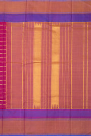 Purple Kanjivaram Pure Silk Saree 10076107