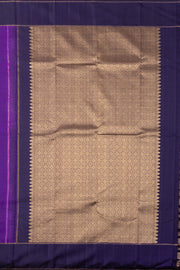 Purple Kanjivaram Pure Silk Saree 10076113