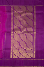 Purple Handloom Kanjivaram Pure Silk Saree 10074823