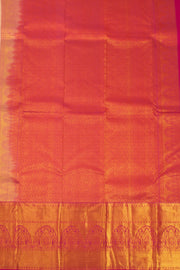 Beige Handloom Kanjivaram Pure Silk Saree 10074826