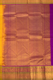 Yellow Handloom Kanjivaram Pure Silk Saree 10074827