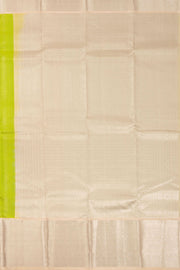 Yellow Kanjivaram Pure Silk Saree with Contrast Pallu 10074836