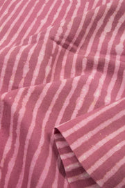 Pink Dabu Printed Cotton Salwar Suit Material  - Avishya