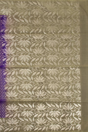 Purple Handloom Kanjivaram Soft Silk Saree 10072775