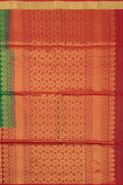 Green Handloom Kanjivaram Soft Silk Saree 10072777