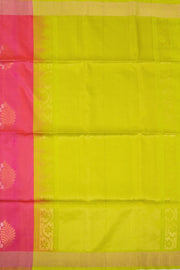 Pink Handloom Kanjivaram Soft Silk Saree 10073921