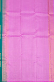 Blue Handloom Kanjivaram Soft Silk Saree with Contrast Pallu 10074800