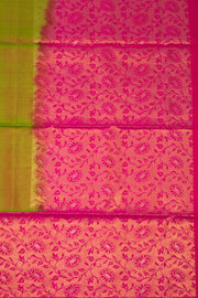 Green Handloom Kanjivaram Soft Silk Saree 10074802