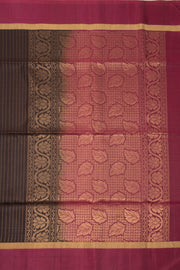 Brown Handloom Kanjivaram Soft Silk Saree 10074804