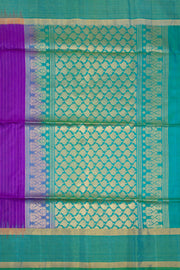 Purple Handloom Kanjivaram Soft Silk Saree 10074814