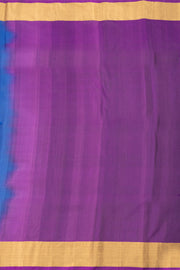 Blue Handloom Kanjivaram Soft Silk Saree 10075680