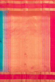 Blue Handloom Kanjivaram Soft Silk Saree 10075694