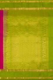 Magenta Handloom Kanjivaram Soft Silk Saree 10075696