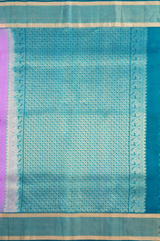 Pinkish Violet Handloom Kanjivaram Soft Silk Saree 10075702