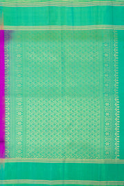 Fuschia Purple Handloom Kanjivaram Soft Silk Saree 10075703