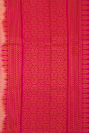 Cream Handloom Kanjivaram Soft Silk Saree 10076141