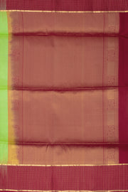 Green Handloom Kanjivaram Soft Silk Saree 10076143