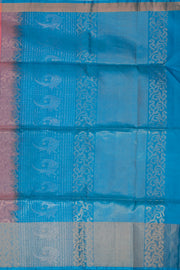 Orange Handloom Kanjivaram Soft Silk Saree 10076145