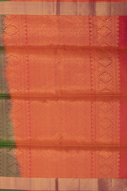 Green Handloom Kanjivaram Soft Silk Saree 10076146