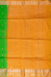 Green Handloom Kanjivaram Soft Silk Saree 10076154