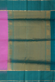 Pink Handloom Kanjivaram Soft Silk Saree 10076160
