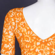 Yellow Batik Rayon Blouse 10075026