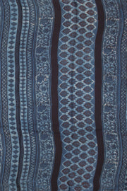 Black Jahota Print Modal Vegan Silk Saree 10074145