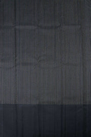 Black Pure Zari Kanjivaram Silk Saree 10063130