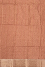 Pink Printed Semi Tussar Silk Saree 10077984