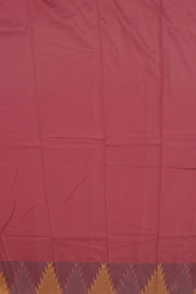 Grey Vegan Silk Kanjivaram Saree With Temple Border 10077948