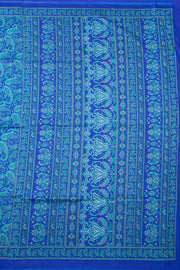 Blue Kashmiri Printed Silk Saree 10075992