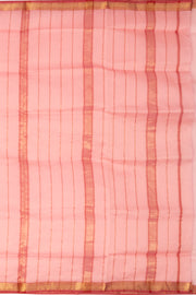Pink Maheshwari Silk Cotton Saree 10076359