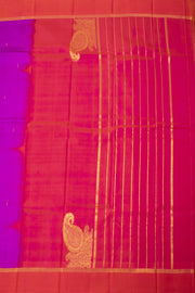 Purple Kanjivaram Pure Silk Saree 10076080