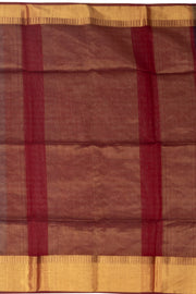 Blue Maheshwari Silk Cotton Saree 10076364