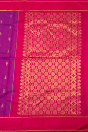  Purple Kanjivaram Pure Silk Saree 10076093