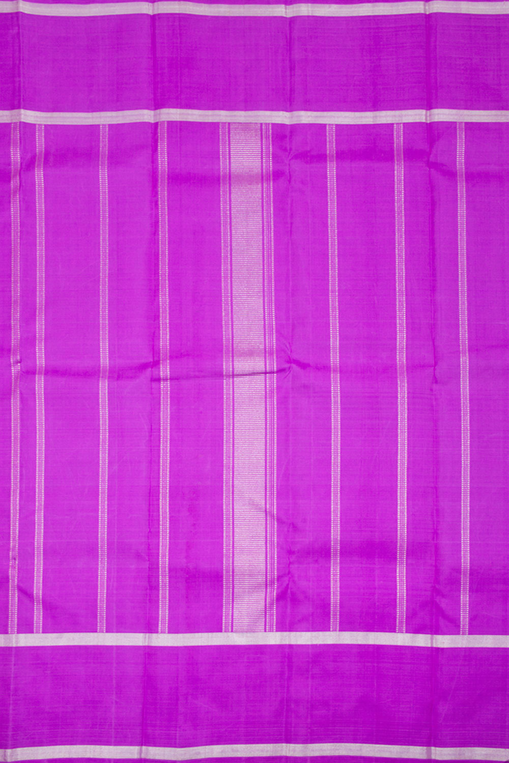 Fuschia Purple Pure Zari Kanjivaram Silk Saree 10062474