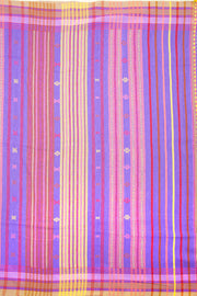 Lavender Handloom Bhujodi Cotton Saree 10062745