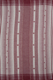 Offwhite Handloom Bhujodi Kala Cotton Saree 10063048