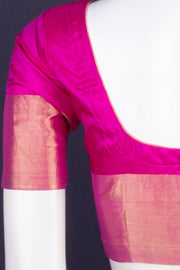 Pink Kanjivaram Soft Silk Blouse 10076982