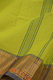 Green Handloom Chettinad Cotton Saree 10077342