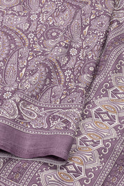 Lavender Kashmiri Printed Silk Saree 10077398